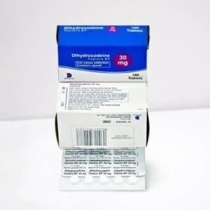 Dihydrocodeine 30mg Bristol 100 Tablets Box