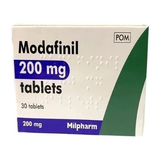 Modafinil Milpharm 200mg Tablets