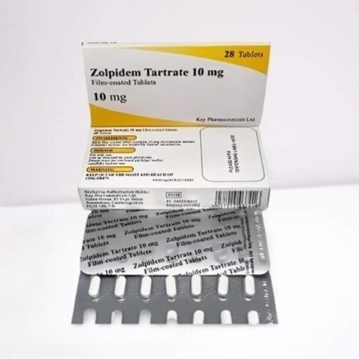 Zolpidem Tartrate Key Pharms 10mg Tablets