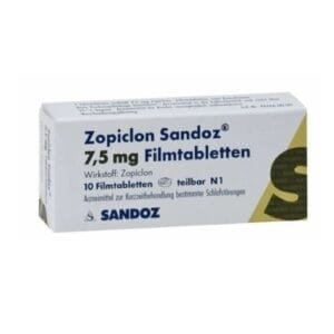 Zopiclone Sandoz 7.5mg Tablets