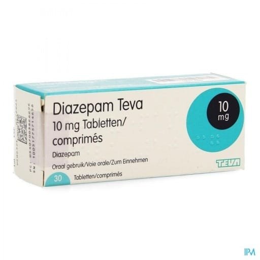 Diazepam Teva 10mg 28 Tablets